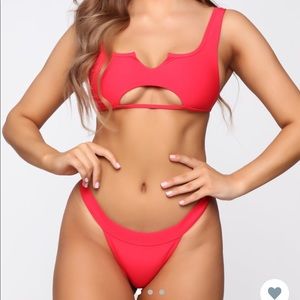 Fashion nova red bikini